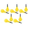 10PCS Archery Arrow Head Safety Arrow Tips Screw in Nylon Archery Accessory for Hunting Game Practice Kids Adults Yellow