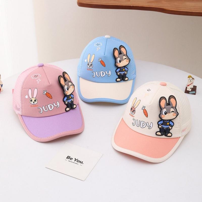 Kids Cartoon Baseball Cap Spring Summer Sun Protection Visor Hat For Boys Girls Cute And Versatile Outdoor Wear