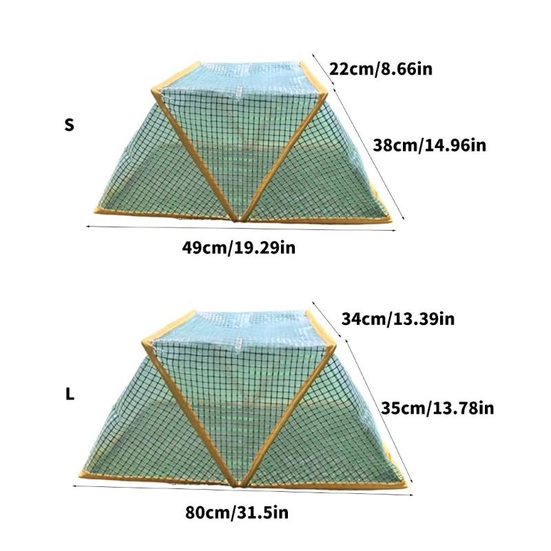 Portable Gardening Shelter Raised Garden Bed Frosts Covers for Healths Plant Growth and Germination