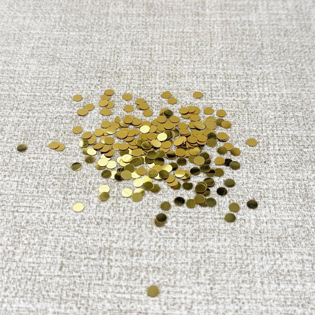 Runde Flache PET-Pailletten Ohne Loch für DIY-Schmuck & Bühnenkostüm-Accessoires