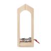 Wood Leather Stitching Clamp Hand Sewing Tool with Metal Tightening Hardware for Desktop Craft Table and Pattern Practice
