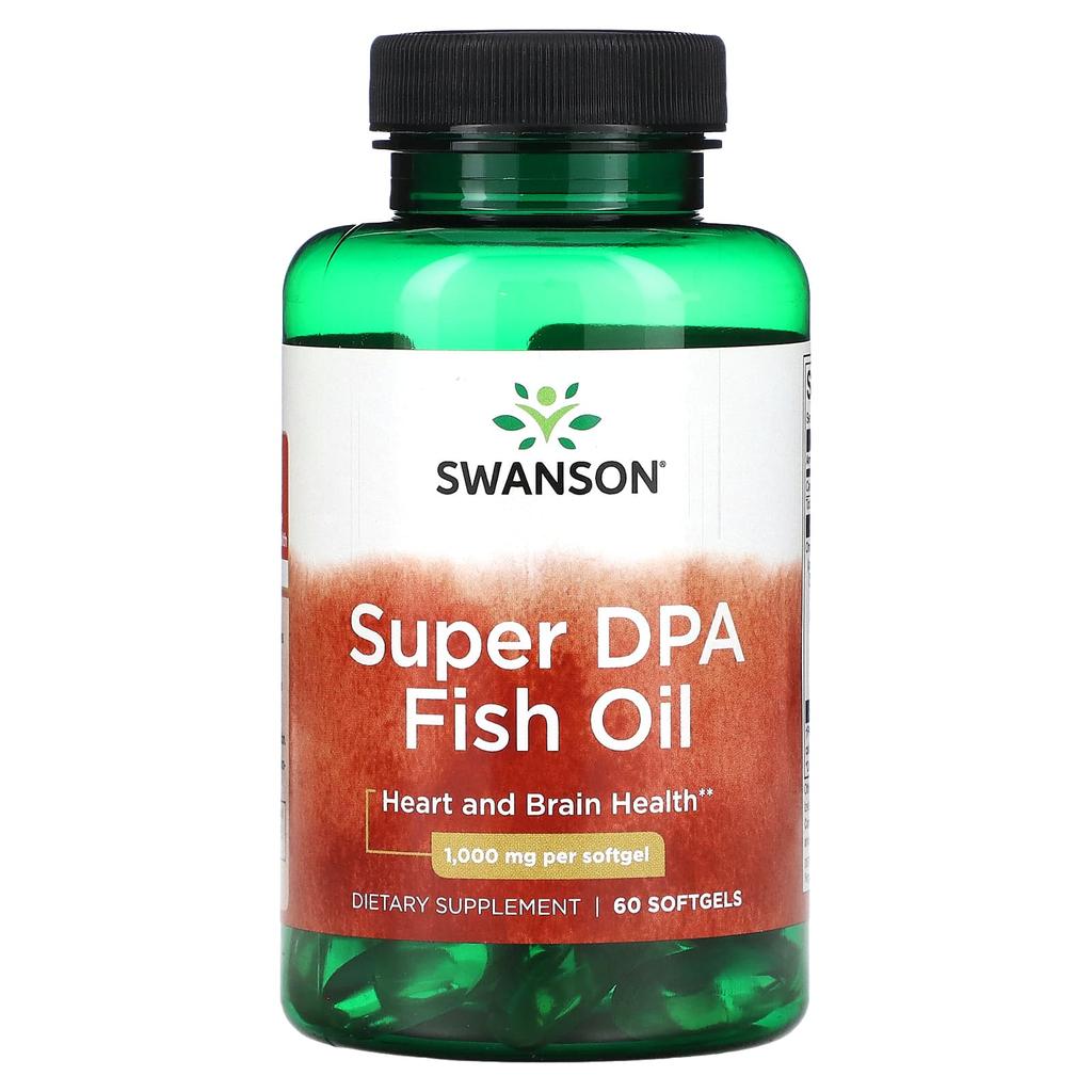 Super Dpa Fish Oil, 1,000Mg, 60 Softgels