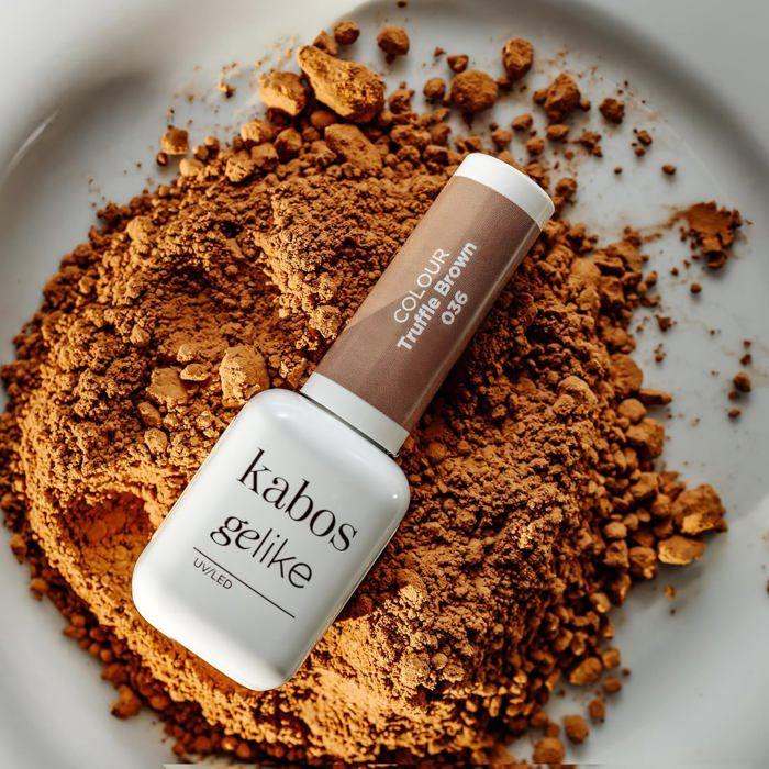 Vernis à ongle - Kabos Gelike 036 - Marron - Hybride UV LED - 8 ml