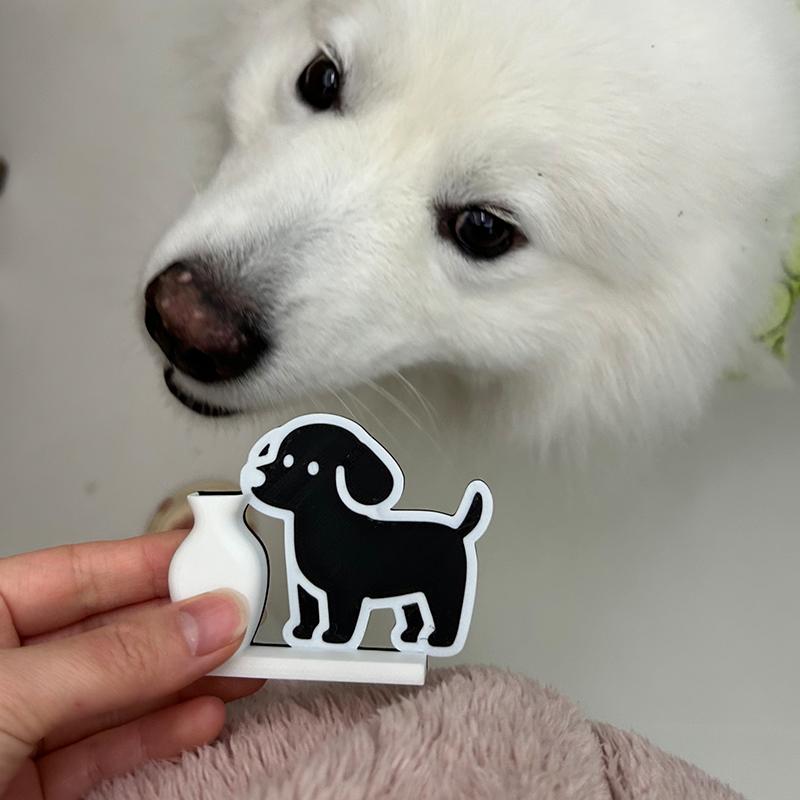 Kühlschrankmagnet mit Hunde-Duftblumen, Deko-Elemente für Hunde, Katzen und andere Tiere – Erinnerungsbox für Zuhause oder Büro – Perfektes Geschenk