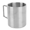 Outdoor Camping Cup Stainless Steel Camping Mug Double Insulated Coffee Cup with Folding Handle for
