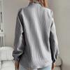 2023 mode Essbaren Baum Pilz Kragen Bluse Herbst Winter Langarm Shirt Frauen Tops Büro Dame Lose Kleidung 28182