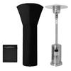 Patio Heater Covers Waterproof Dustproof UV Resistant Standing Garden Heater Covers with Storage Bag for Home Outdoor