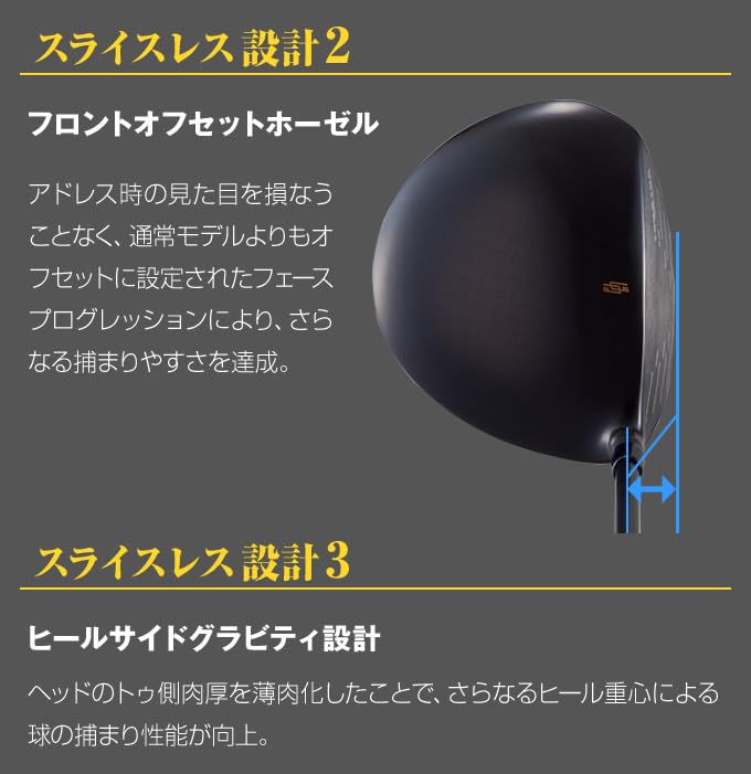 Dynagolf Lefty High Repulsion Dynamics Prestige Driver UST Mamiya Schaftspezifikation 10 Grad R V-Spec -4