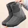Fashion Winter New Comfortable and Warm Long Tube Women's Thick Plush Warm Snow Boots Polyurethane Lightweight Cotton Boots