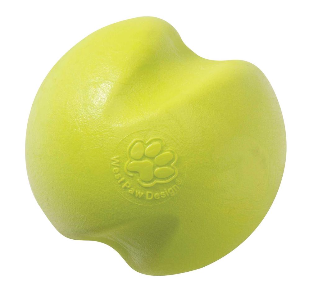 West Paw Zogoflex Jive Granny Smith Dog Toy Ball Small (Green),
