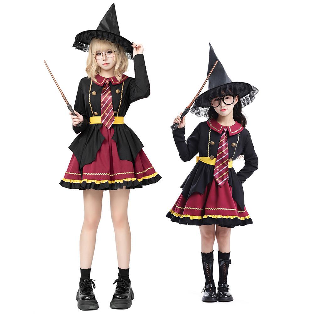 Harry Potter Cosplay Costume For Girls Teenagers Polyester Magical Role Play Suit For Anime Conventions