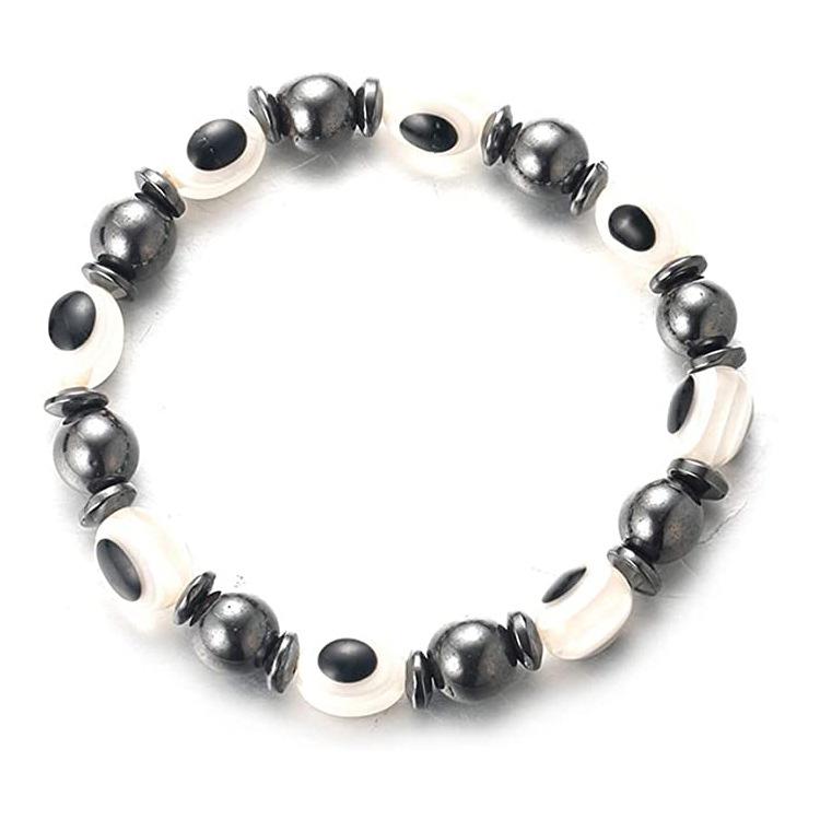 

JYL TS Bracelet Cartoon Colorful Bead Elastic Brings Fun & Childlike Joy White Devil s Eye яскраво-червоний