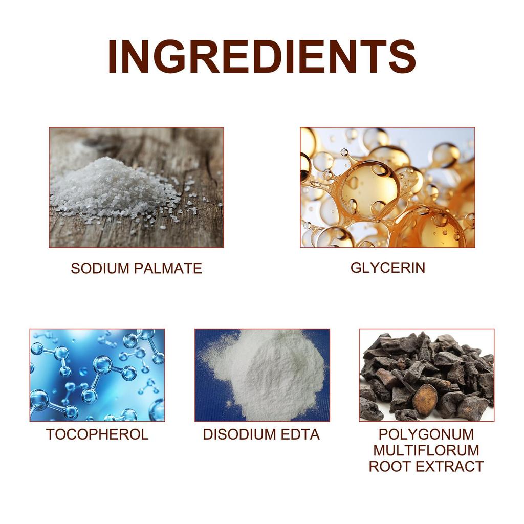 EELHOE Polygonum multiflorum Shampoo Cake; Nutritive Hair Root Essential Oil Shampoo Soap; Dark and Smooth Plant-Based Shampoo