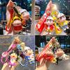 Cute Crayon Small New Skateboard Three-dimensional Doll Car Keychain Pendant Pendant Gift