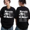 Rapper BEELE Borondo Tour 2026 Grafica Maglietta Uomo Hip Hop Alta Qualità T-Shirt Estiva Cotone Casual Comfort Abbigliamento Largo