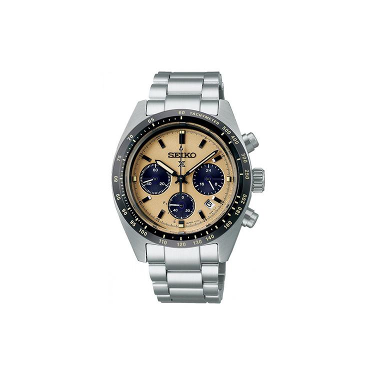 SEIKO PROSPEX Quartz Movement Stainless Steel Strap Watch Men s Watches Yellow Watch Dial SBDL089 Yellow Watch Dial