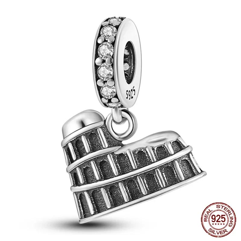 925 Silver Fashion Camera Coffee Cup Flower Charms Beads Fit 925 Original Bracelet DIY Birthday Jewelry Making for Women