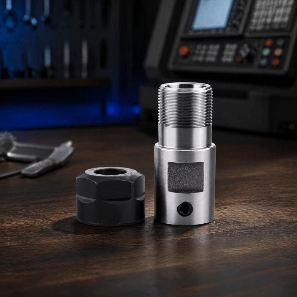 8MM Inner Diameter Motor Shaft Adapter Precision Ground ER11 Collet Holder CNC Milling