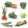 Realistic 7 Piece Vegetable Set Model Includes Spinach Carrot Corn Cabbage Onion Edamame Crafted From Durable Pvc