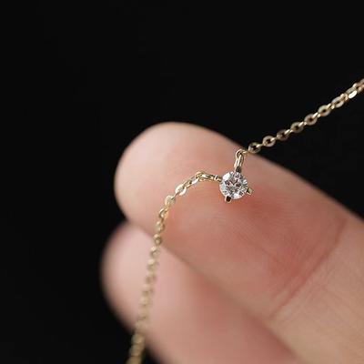 Collar solitario delgado de plata esterlina S925 que combina con todo, diseño de interés especial para mujer, cadena de clavícula con una estrella gemela