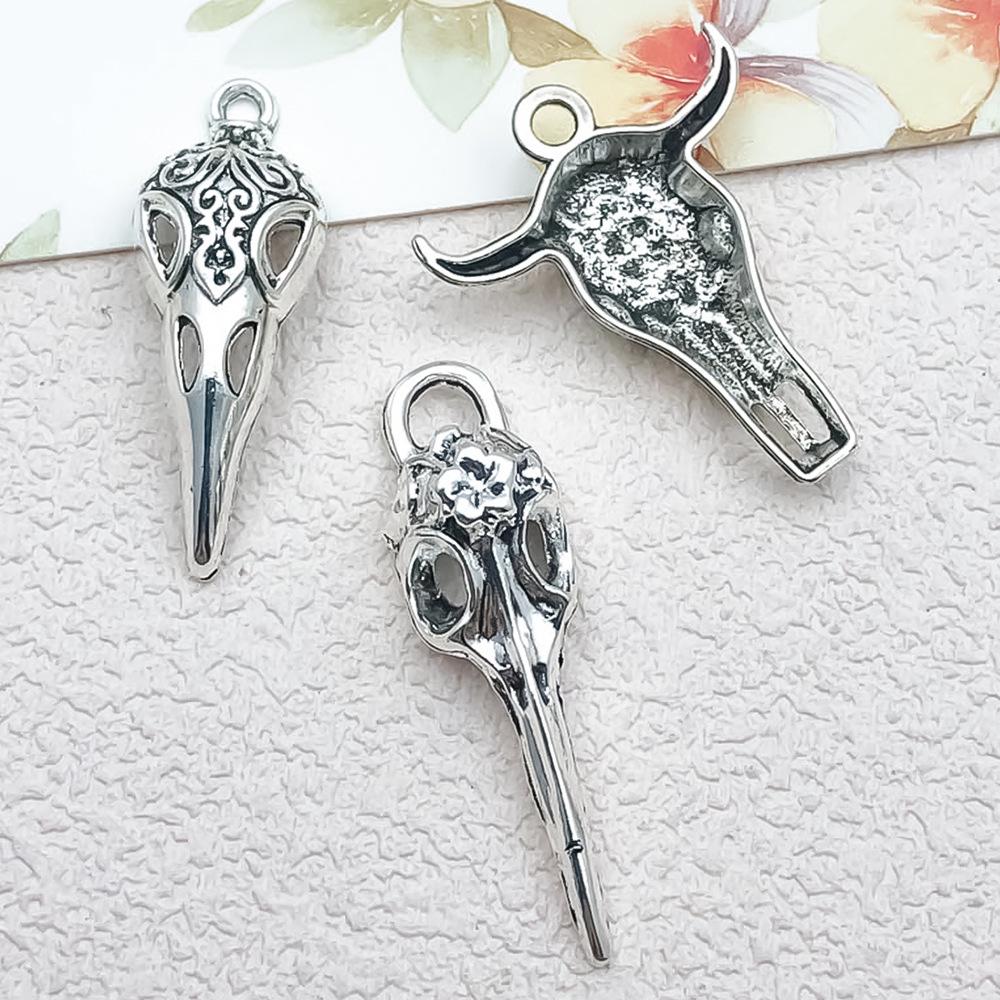 Personalized Tribal Bull Head Totem Pendant for DIY Bracelets and Necklaces