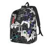 Pikmins Pattern Cool Rucksack Lightweight High School Work  Daily Pack for Men Women College Fabric Bags Suitable for All Ages
