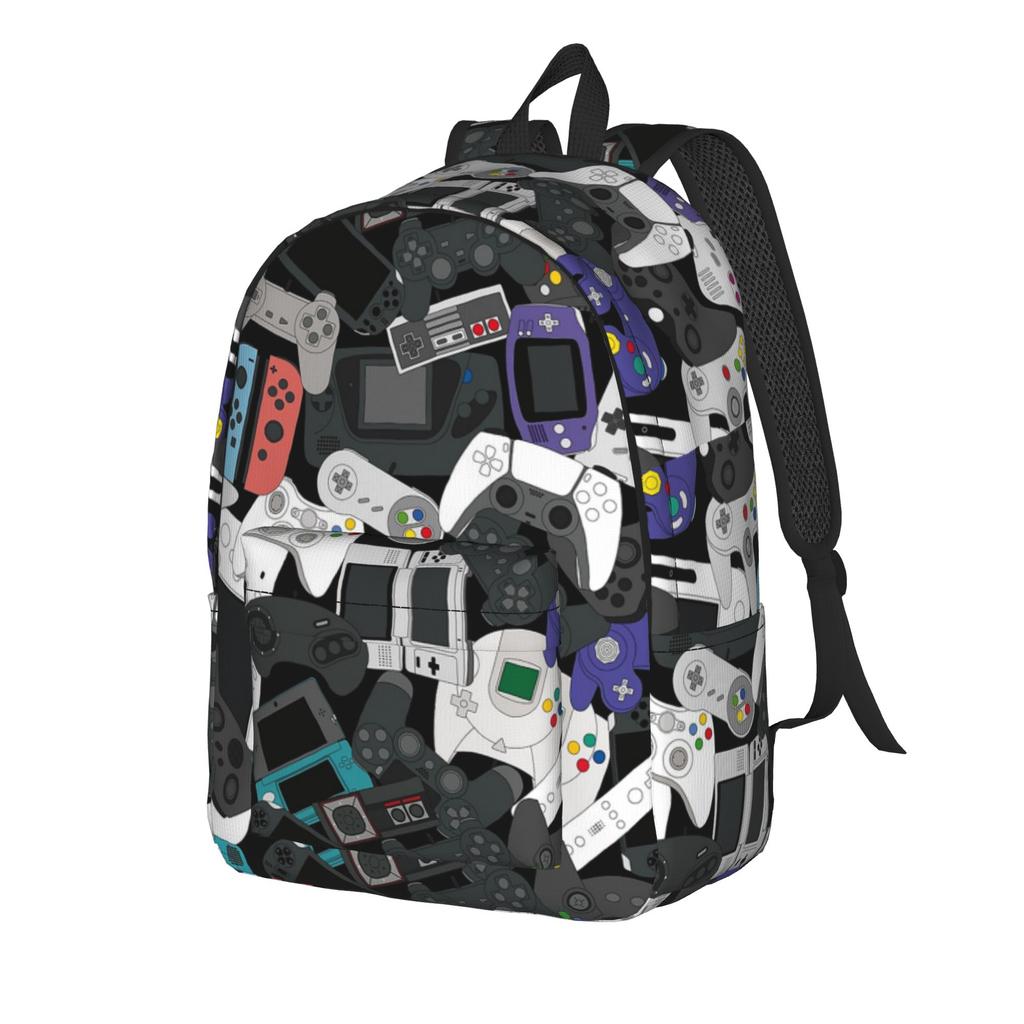 Pikmins Pattern Cool Rucksack Lightweight High School Work Daily Pack for Men Women College Fabric Bags Suitable for All Ages