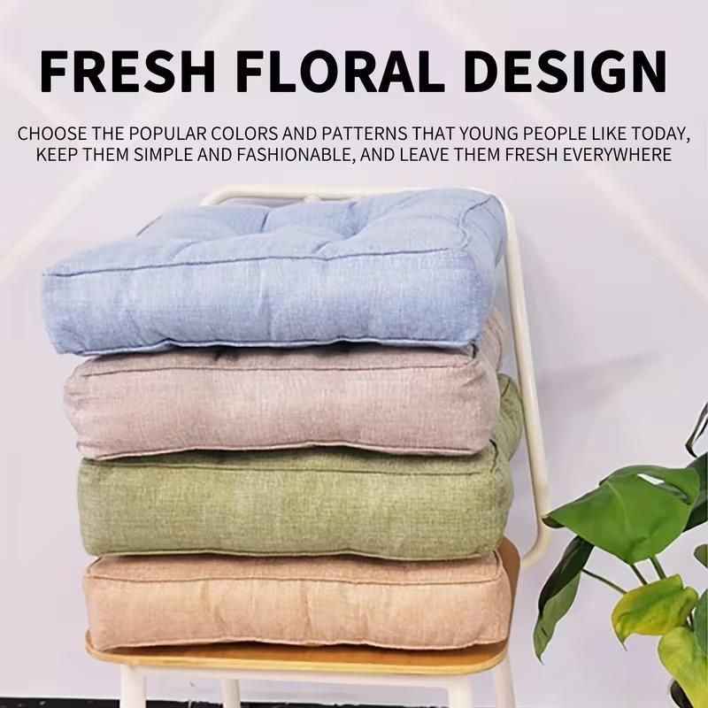 1pcThickened Square Non-slip Chair Cushions Dining Chair Seat Cushions,Suitable for LuxuryHotel Restaurants,LivingRooms,Kitchens