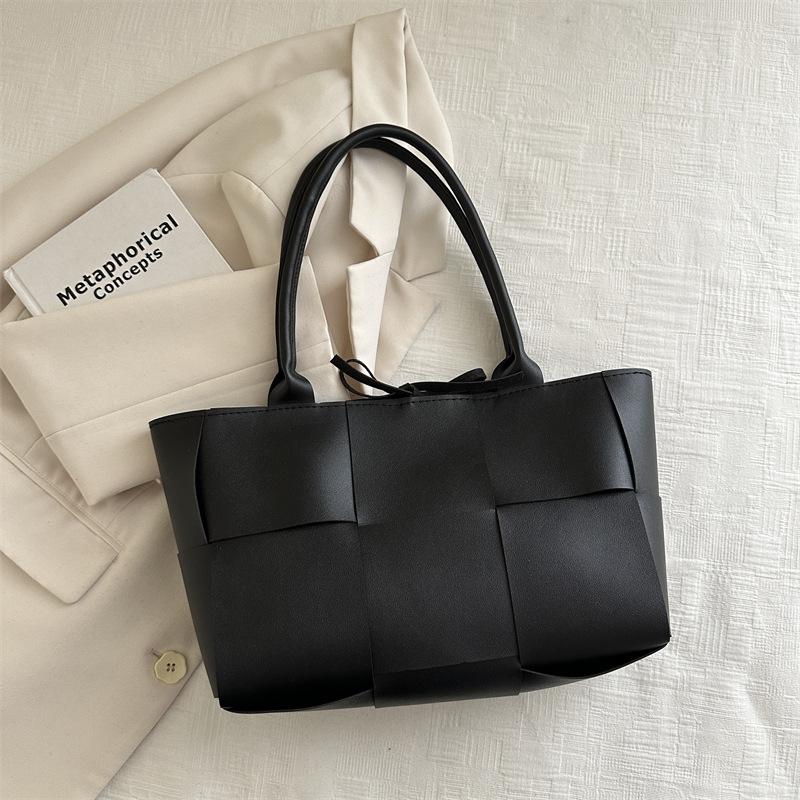 Women's Autumn and Winter New Versatile Two-piece Fashion Design Foreign Style Large Capacity Shoulder Portable Tote Bag