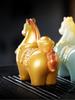 Color-Changing Horse Tea Pet: Resin Ornament for Creative Office and Tea Table Decor