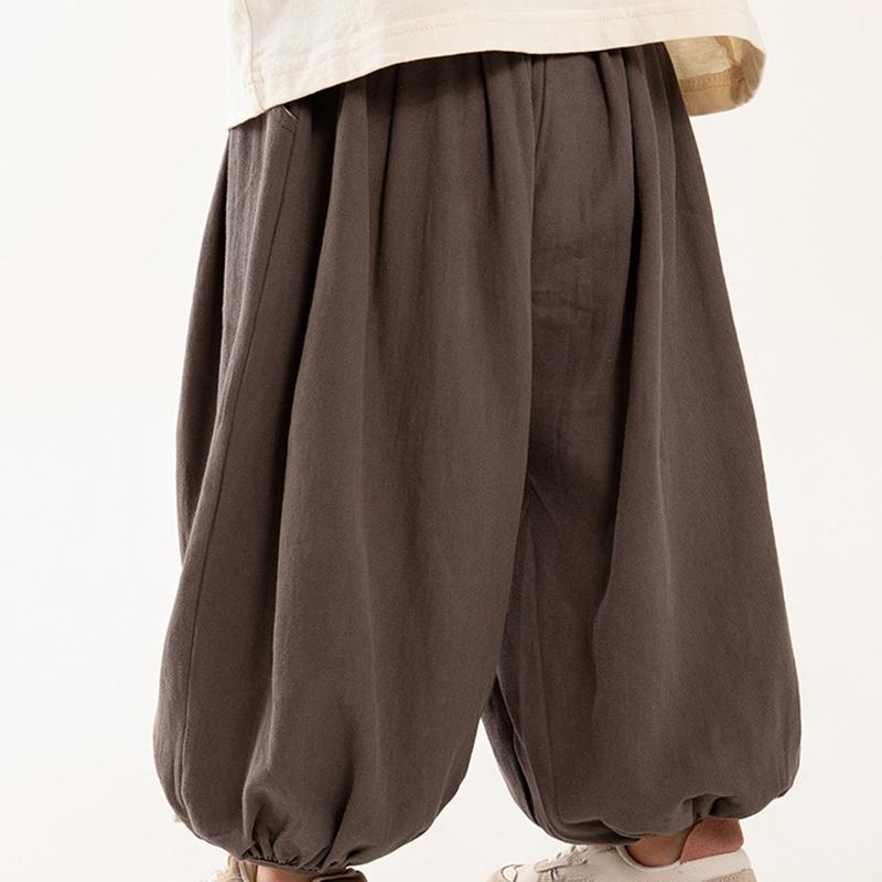 Spring Autumn Kids Thin Lantern Pants Harem Pants Comfortable Boys Girls Trousers