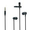 1.5m Lapel Microphone Professional Noise Reduction Mini Live Broadcast Recording Lavalier Headset Microphone for Mobile Phone