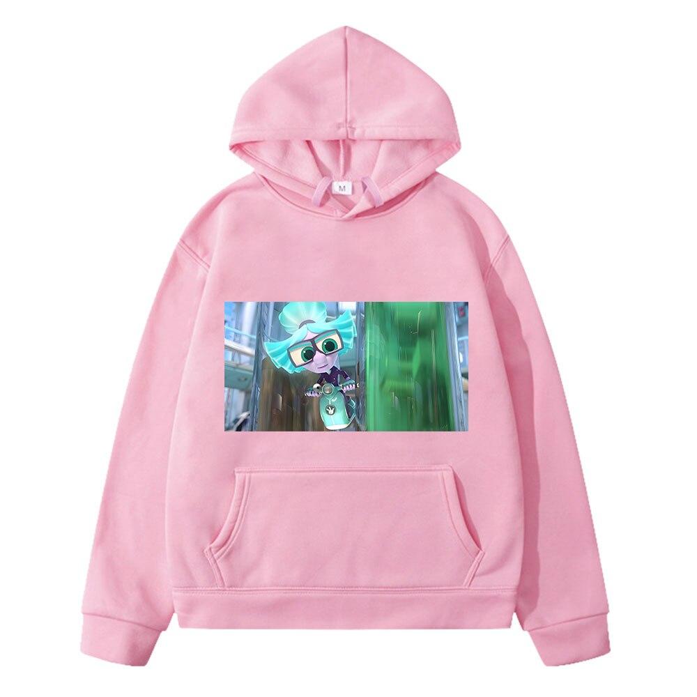 

Толстовки с героями мультфильмов «Фиксики», флисовая толстовка, детская одежда для девочек y2k sudadera, пуловер с капюшоном в стиле аниме для мальчиков, осенняя куртка, длинные топы 130 розовый