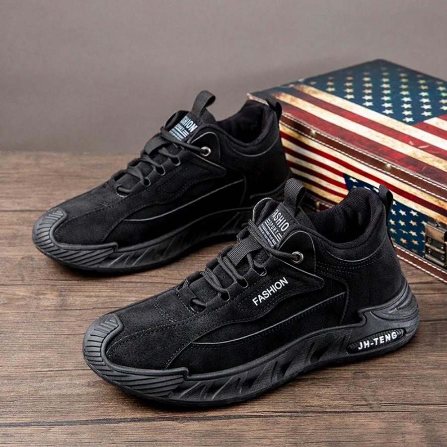 Men's Thick Casual Sports Shoes Non-slip Increase Comfortable Breathable Vulcanized Shoes large Size Spring and Autumn Shoes