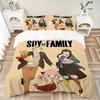Spy Family Adventure Print 3Pcs Bedding Setduvet Cover With 2 Bedropillowcase Home Birthday Gift