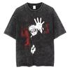 Anime Naruto TShirt Manga Retro Washed Version Kakashi TShirt Pain TShirt Lee Tobi Top Mens  Cotton Streetwear
