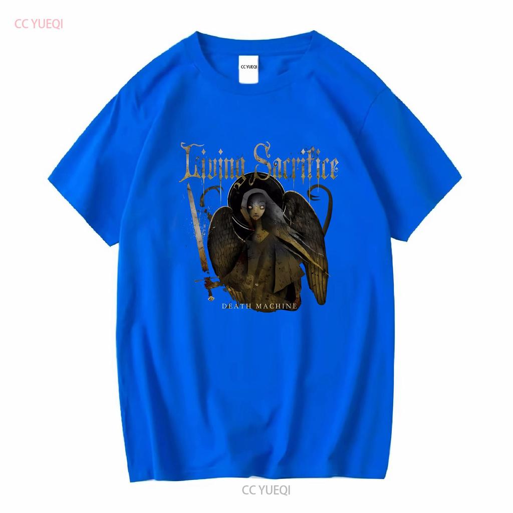 BEST TO BUY Living Sacrifice Death Machine American Music S 5XL T Shirt long or short sleeves vintage Washed Slightly Versatile