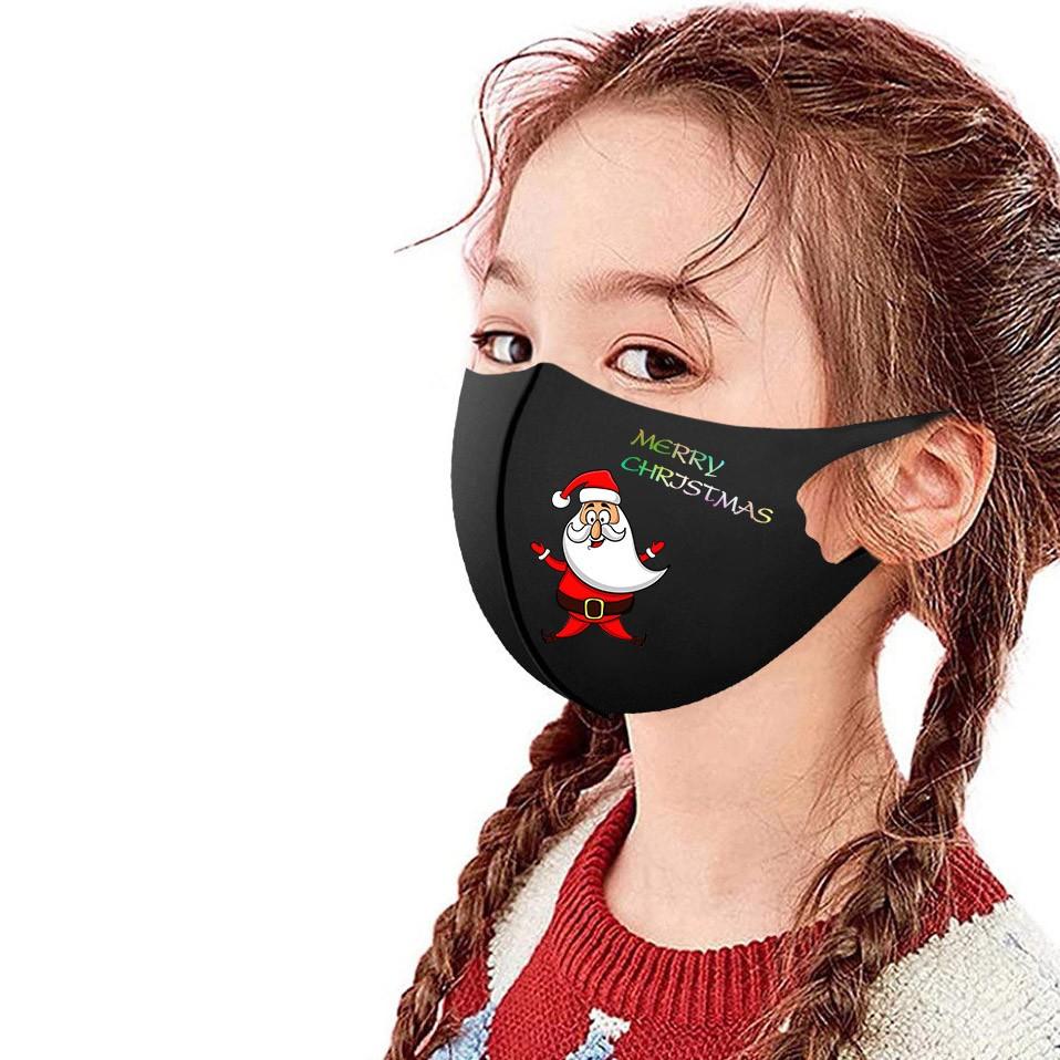 Christmas Cloth Mask Print Sun  Is Not A Disposable Washable