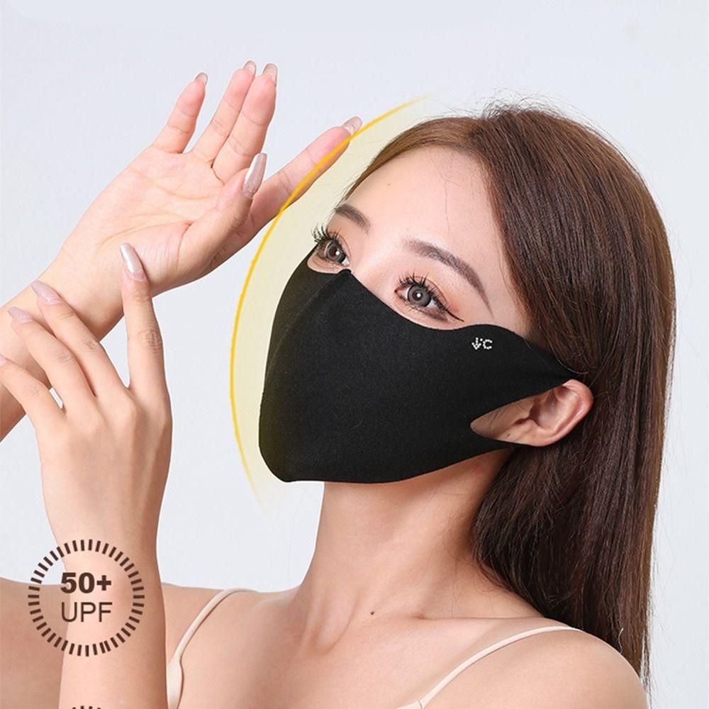 Summer Face Cover Face Mask Face Gini Mask Adjustable Ice Silk Mask  Hiking