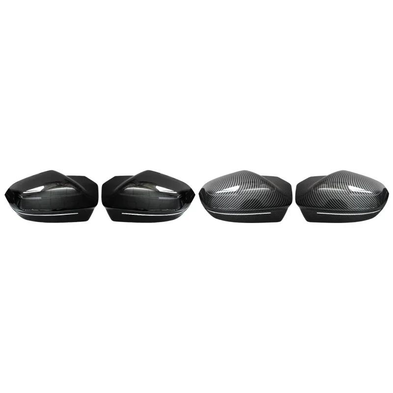 Replacement ABS+Real Carbon Fiber Side Door Rearview Mirror Cover For BMW 5 Series G60 G61 G68 7 Series G70 M5 G90 X3 G45 2026