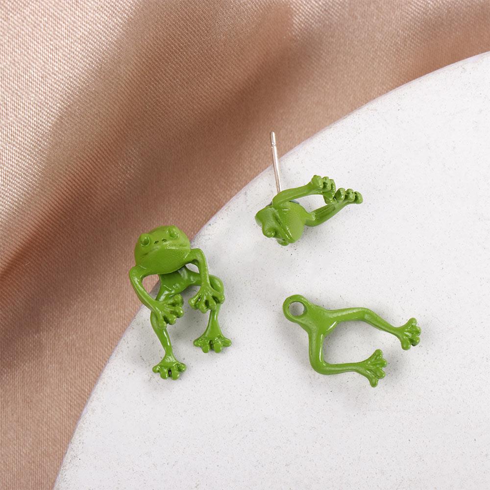 Jewelry Frog Shape Korea Style Earrings Women Stud Earrings Animal Stud Earrings Piercing Ear Stud