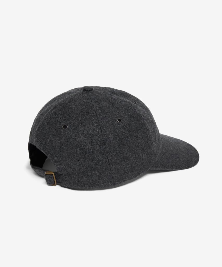 Noa (U) Wool Flannel 6-Panel Charcoal