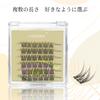 LASHIDOL False Eyelashes Eyelash Natural Fibers (Partial Application, Extensions, DIY, Look, Popular) - Reusable, High-Quality (NO.09 Daily)