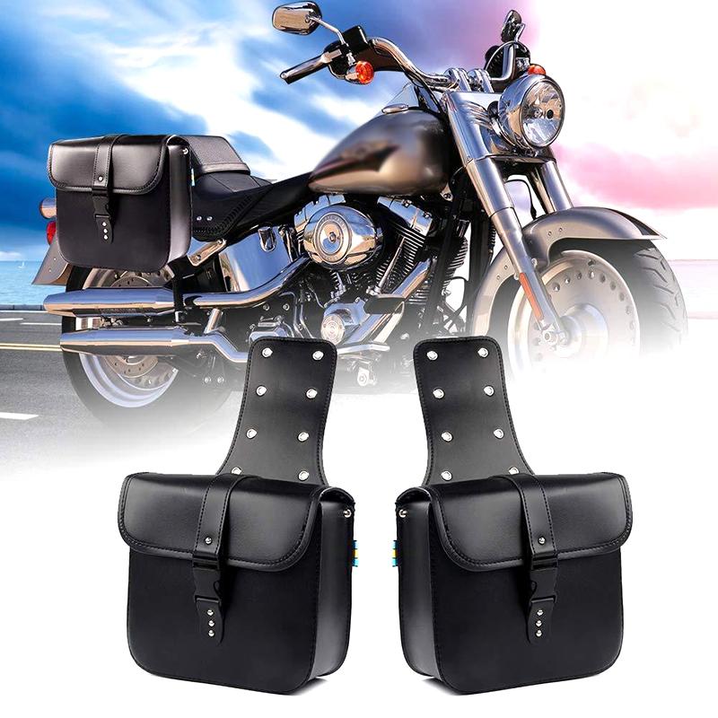Retro PU Leer Motorfiets Zadeltas Zadeltassen Pouch Opbergkoffer Zijbagage Tank Koffer Waterdichte Motorfiets Accessoires