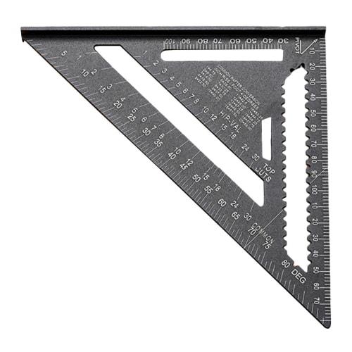 Woodworking Square, Speed ??Square - Triangle Construction Framing Tool | Multi-Function Drill Gauge, Portable Rafter Layout Tool for Men