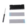 Thin M.2 2280 SSD Heatsink Featuring Multiple Heat Paths Enhances Cooling On PCIe4.0 Drive
