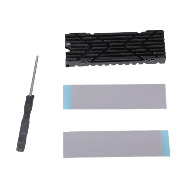 Thin M.2 2280 SSD Heatsink Featuring Multiple Heat Paths Enhances Cooling On PCIe4.0 Drive