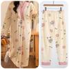 Maternity Labor and Postpartum Two-Piece Set: Summer/Autumn Nursing Gown and Inpatient Skirt for Pregnant Women