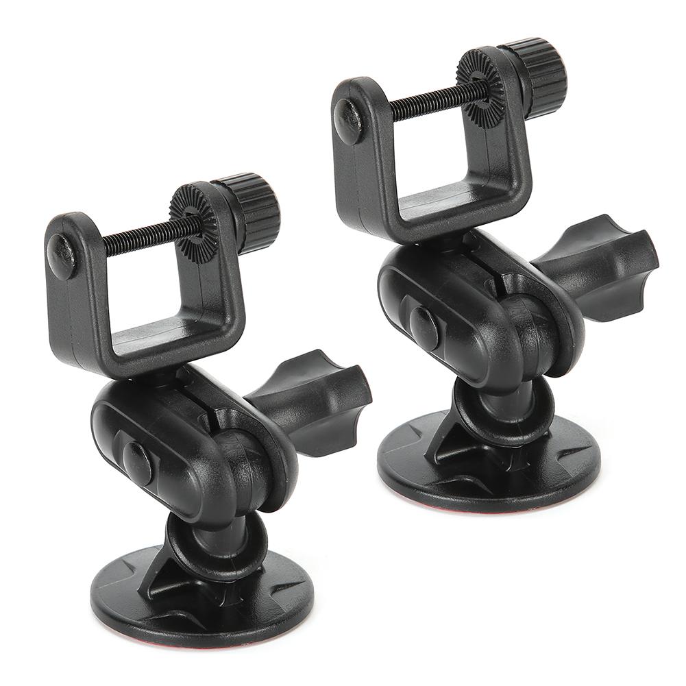 2pcs Mini Dash Camera Mount Bracket Dashboard Recorder Suction Cup 360 Degree Adjustable Universal(UShape Head )
