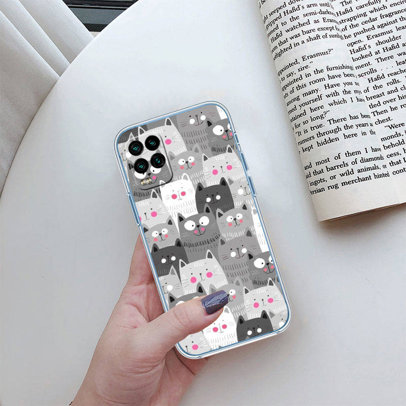 JO9 Kočka Kotě Mňau Pouzdro na telefon pro Motorola G34 G32 G31 G14 G84 G62 E32 G24 G72 G71 G73 G85 G200 G60S G60 G52 G51 G50 G42 G41 G32 G30